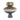 Azevedo Small Oversized Portugal Vase - Dark Brown / Gray