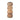 Wood 7" Ribbed Votive Holder - Brown