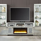 Noralie - TV Stand - Mirrored & Faux Diamonds - 30"