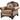 Chateau De Ville - Chair With Pillow (Same Lv01590) - Fabric & Espresso