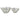 Steffi Ceramic Bowls (Set of 2) - Silver