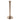 11" x 4" Ribbed Metal Taper Holder - Gold