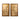 71" X 59" Hand Painted Wildflowers (Set of 2) - Gold