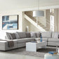 Cambria - 4 Piece Upholstered Modular Sectional Sofa - Gray