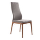 Parker - Mid-Century Dining Chair (Set of 2) - Walnut / Gray