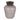 16" Wooden Top Glass Vase - Blush