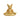 Polyresin Yoga Cat 7" - Gold