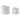 6" / 8" Daisy Flower Planter (Set of 2) - White