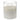 5" Jasmine Frosted Glass Candle - Clear / Frost