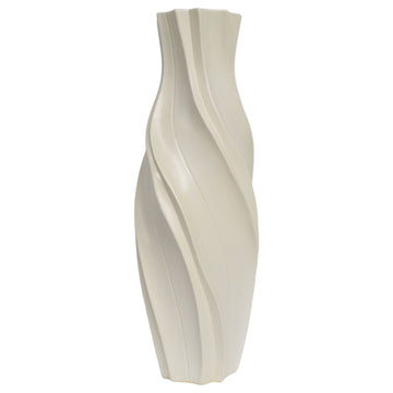 Dubuque Small Ceramic Vase 25" - Beige