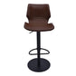 Zuma - Adjustable Swivel Metal Barstool