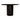 Povera - Acacia Wood Round Dining Table - Black