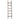 Wooden Decorative Ladder 76" - Brown