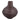 19" x 18" Ridged Paper Mache Balloon Vase - Brown