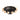 Bowl With Large Wooden Knobs 13" - Black