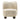 Ball-Foot Accent Chair - Ivory