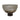 Glass Pedestal Bowl Ombre Finish 9" - Multi
