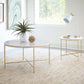 Ellison - Round Marble Coffee And End Table Set