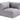 Luanda - Corner Chair - Gray