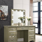 Beaumont - 7-Drawer Vanity Set With Lighting - Champagne