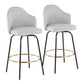 Ahoy - Bar Stool With Fabric Seat (Set of 2)