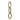 Metal Chain Decor 15" - Gold
