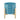 Striped Planter With Wood Stand 8" - Skyblue