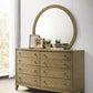 Granada - 8-Drawer Dresser And Mirror - Natural Pine