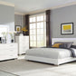 Felicity - 6-Drawer Dresser With LED Mirror - White High Gloss