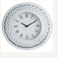 Nysa - Wall Clock - Mirrored & Faux Crystals - 20"