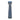 Spiked Ceramic Candle Holder 16" - Navy / Gold