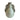 Earthenware - Line Art Wavy Vase - Sage Green