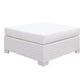 Somani - Large Ottoman - White