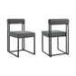 Anastasia - Dining Chair (Set of 2) - Black Legs