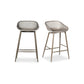 Piazza - Outdoor Counter Counter Stool (Set of 2) - Gray