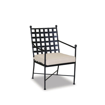 Provence - Dining Chair, With Self Welt - Canvas Flax / Black