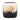 Glass Vase With Wing Handle 10" - Champagne / Black