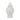 18" Ribbed Temple Jar - White