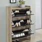 Denia - 3-Tier Engineered Wood Shoe Cabinet