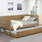 Calinda - Wood Twin Daybed With Trundle - Natural