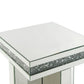 Noralie - End Table - Mirrored & Faux Diamonds - Wood - 24"