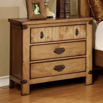 Pioneer - Nightstand - Weathered Elm