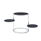 Lynch - Accent Table - Black & Chrome Finish