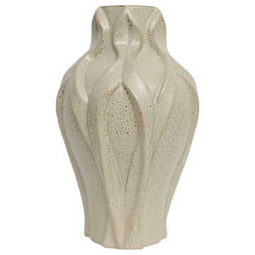 Townsend Small Ceramic Vase 15" - Beige