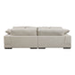 Plunge - Sectional - Beige - Fabric