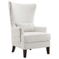 Pippin - Upholstered High Wingback Accent Chair - Latte