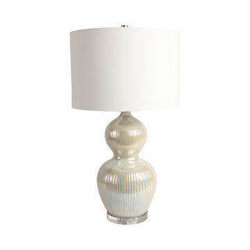 Alanis Ceramic Table Lamp 27" - White