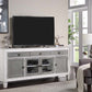 Katia - TV Stand - Rustic Gray & White Finish