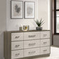 Fenwick - 9-Drawer Dresser - Gray Oak