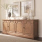 Florence - 4 Door Dining Sideboard Buffet Cabinet - Rustic Honey